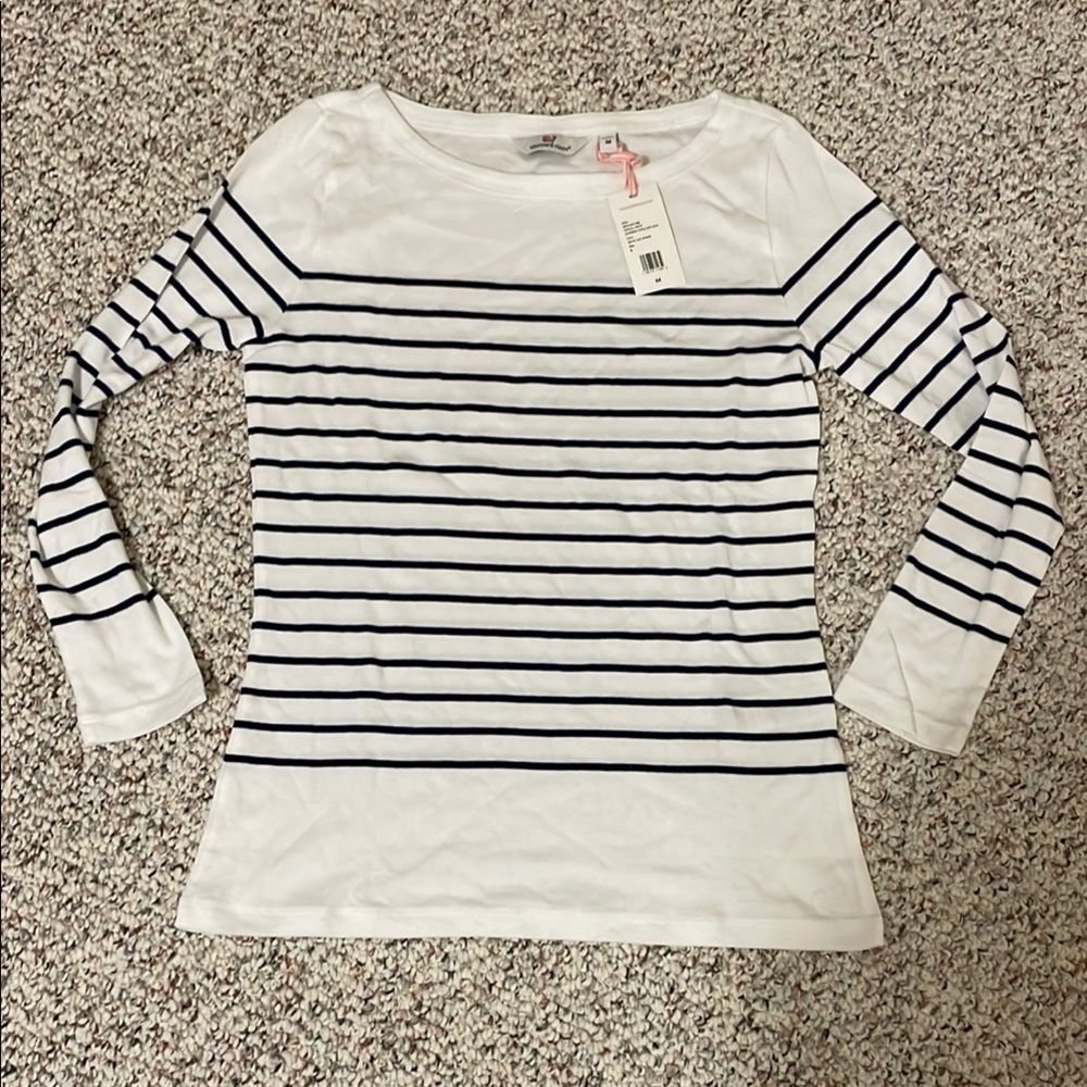 Women's Boatneck Striped Shirt